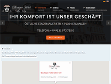 Tablet Screenshot of hotel-villasoy.com